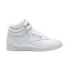 Women Reebok Reebok | Reebok Womens Freestyle Hi - White / Silver