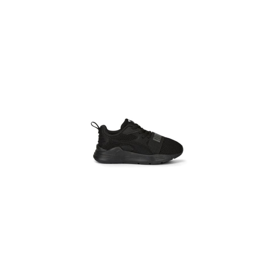 Kids Puma Kids | Puma Childrens Wired Run Pure - Black / Grey