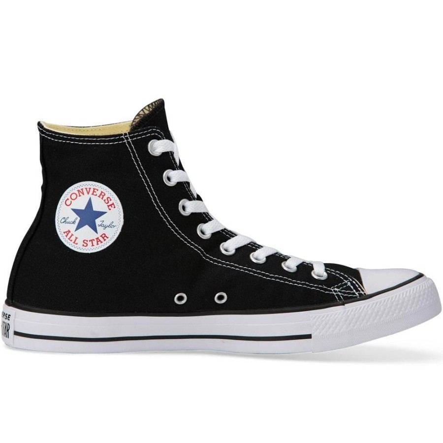 Men Converse Converse | Converse Chuck Taylor Canvas Hi - Black / White