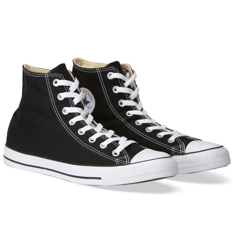 Men Converse Converse | Converse Chuck Taylor Canvas Hi - Black / White