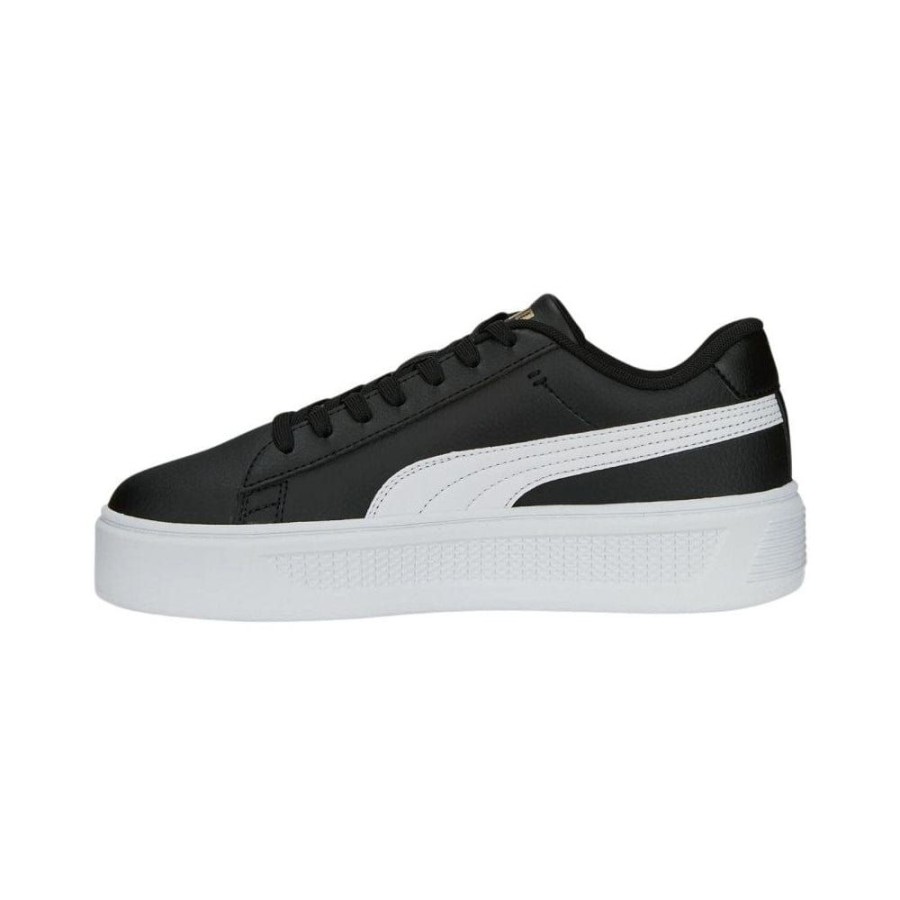 Women Puma Puma | Puma Womens Smash Platform V3 - Black / White