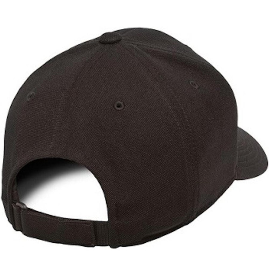 Men Flexfit Strapback | Flexfit 110P Cool & Dry Mini Pique Strapback - Black