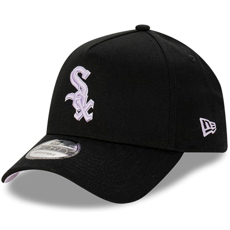 Men New Era Snapback | New Era 9Forty A-Frame Snapback Chicago White Sox - Black / Lilac