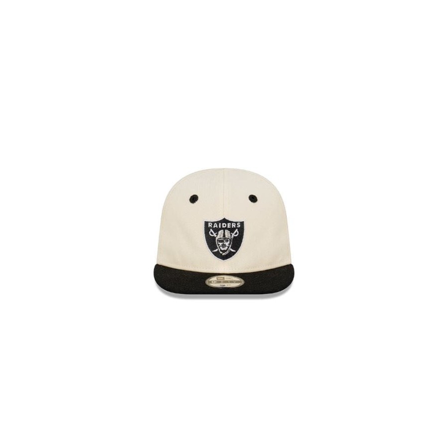 Kids New Era Headwear | New Era Infants My 1St 9Fifty Stretch Strapback Las Vegas Raiders - Chrome White / Black