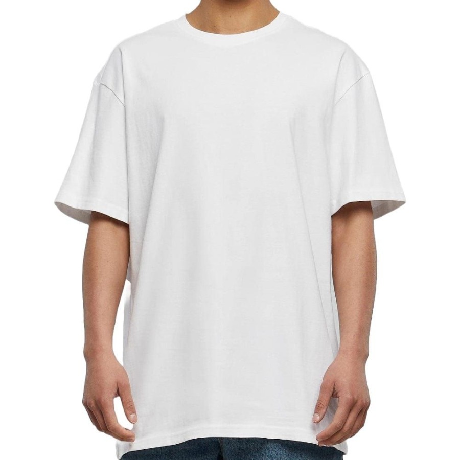 Men Urban Classics Plus Size | Urban Classics Heavy Weight Oversized Tee - White