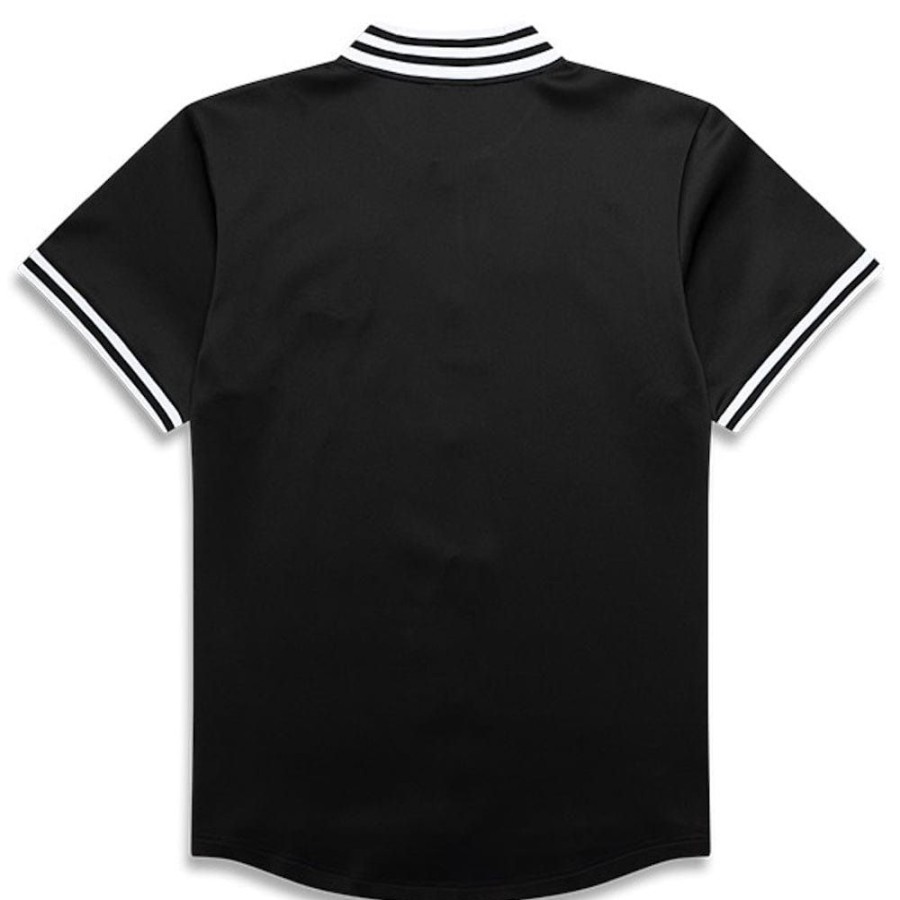 Men New Era Nfl Clothing | New Era Button Up Oversize Tee Las Vegas Raiders - Black