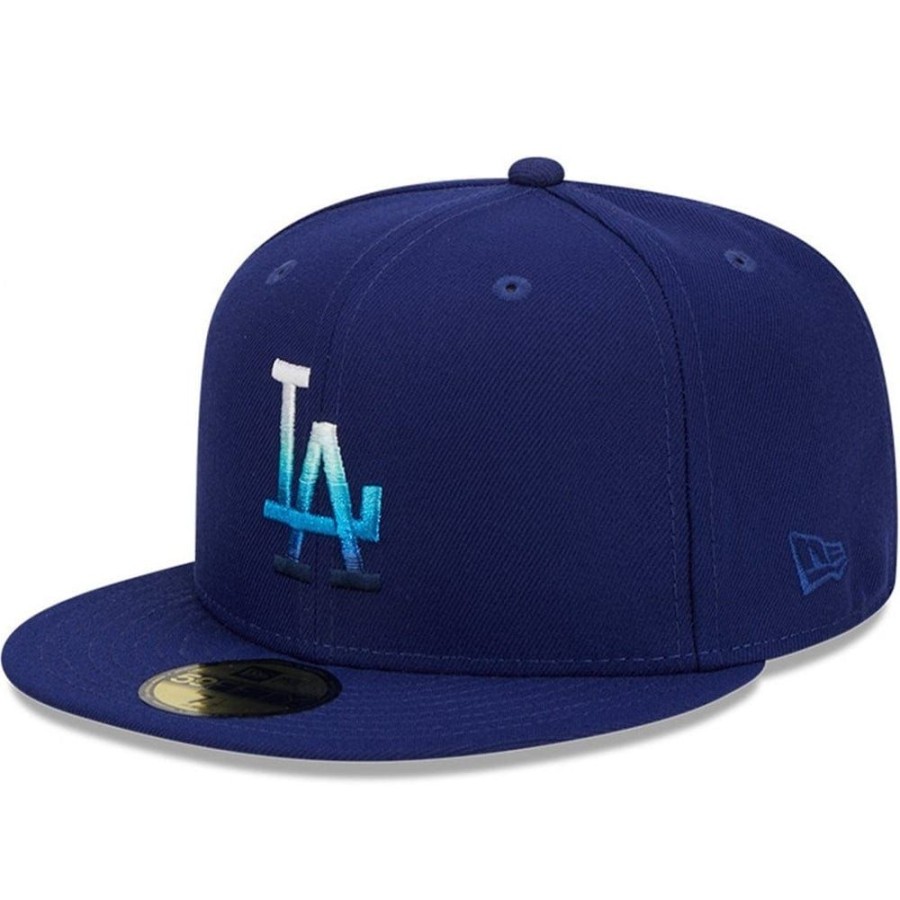 Men New Era Mlb Hats | New Era 59Fifty Gradient Fitted Cap Los Angeles Dodgers - Royal