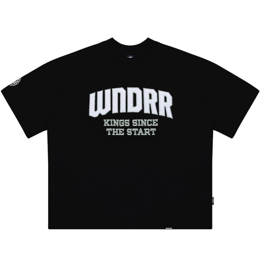 Men WNDRR Tees | Wndrr Unrivalled Heavy Weight Tee - Black