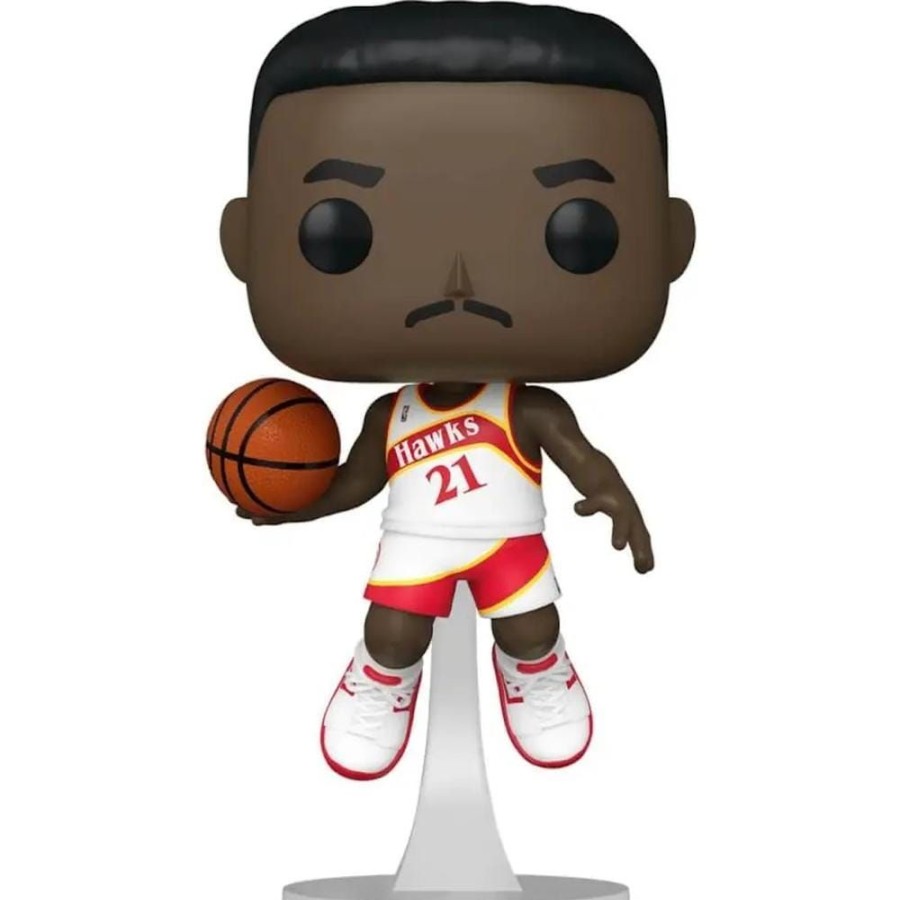 Men Funko Pop! Vinyl | Funko Nba Legends Atlanta Hawks Dominique Wilkins Pop! Vinyl #104