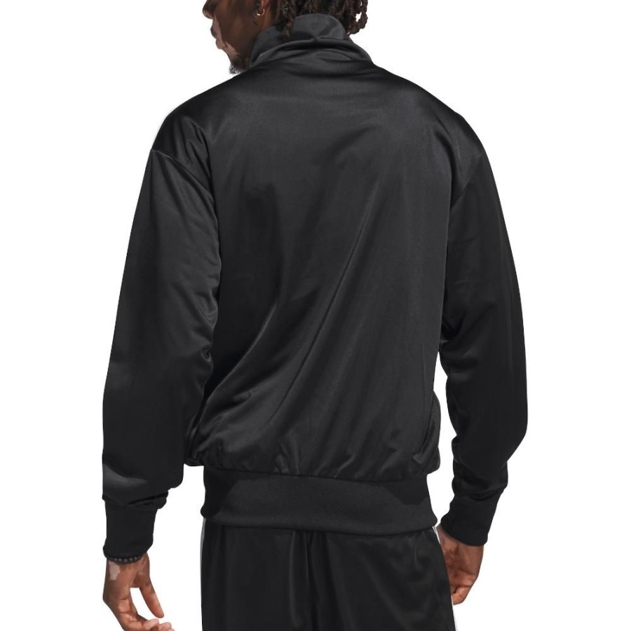 Men Adidas Plus Size | Adidas Firebird Track Top - Black / White