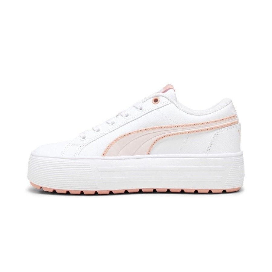 Women Puma Puma | Puma Womens Kaia 2.0 - White / Frosty Pink