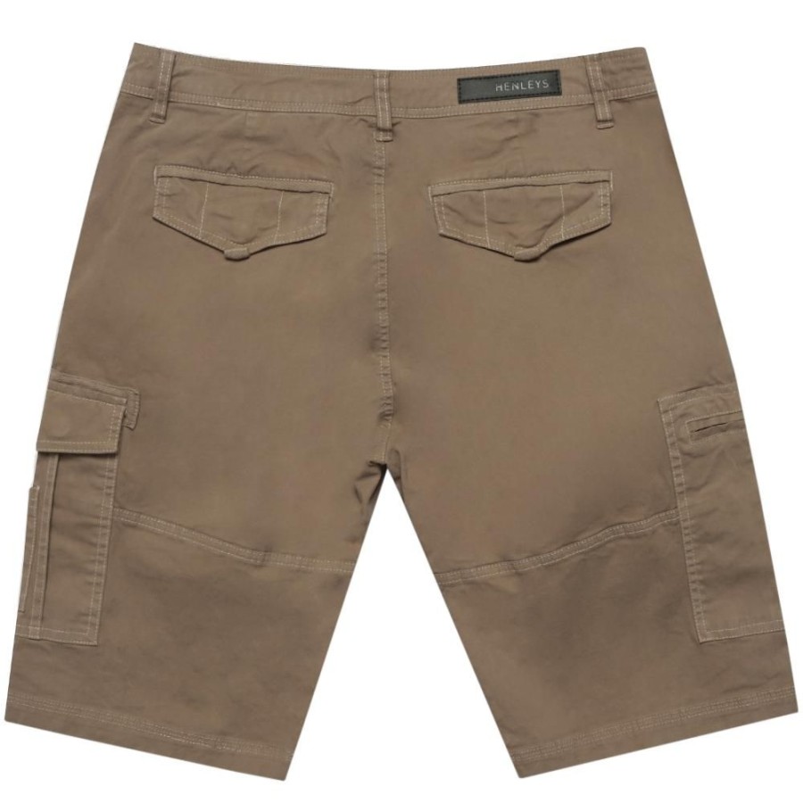 Men Henleys Plus Size | Henleys Leon Short - Desert Sand