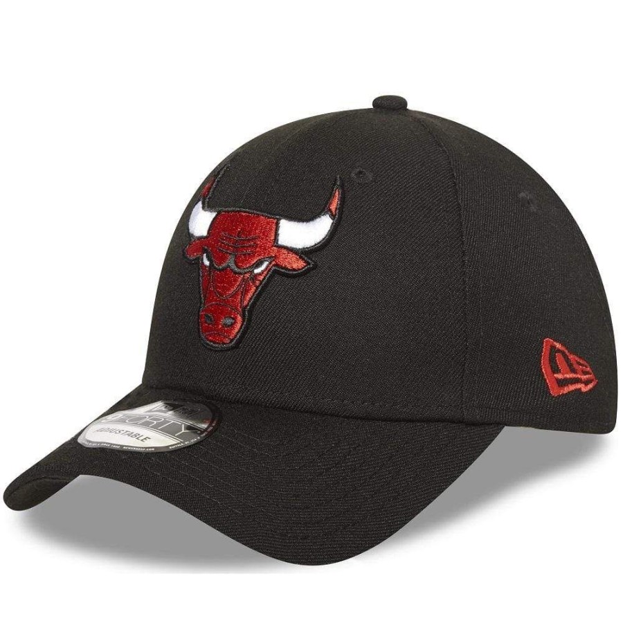 Men New Era Strapback | New Era 9Forty Strapback Chicago Bulls - Black