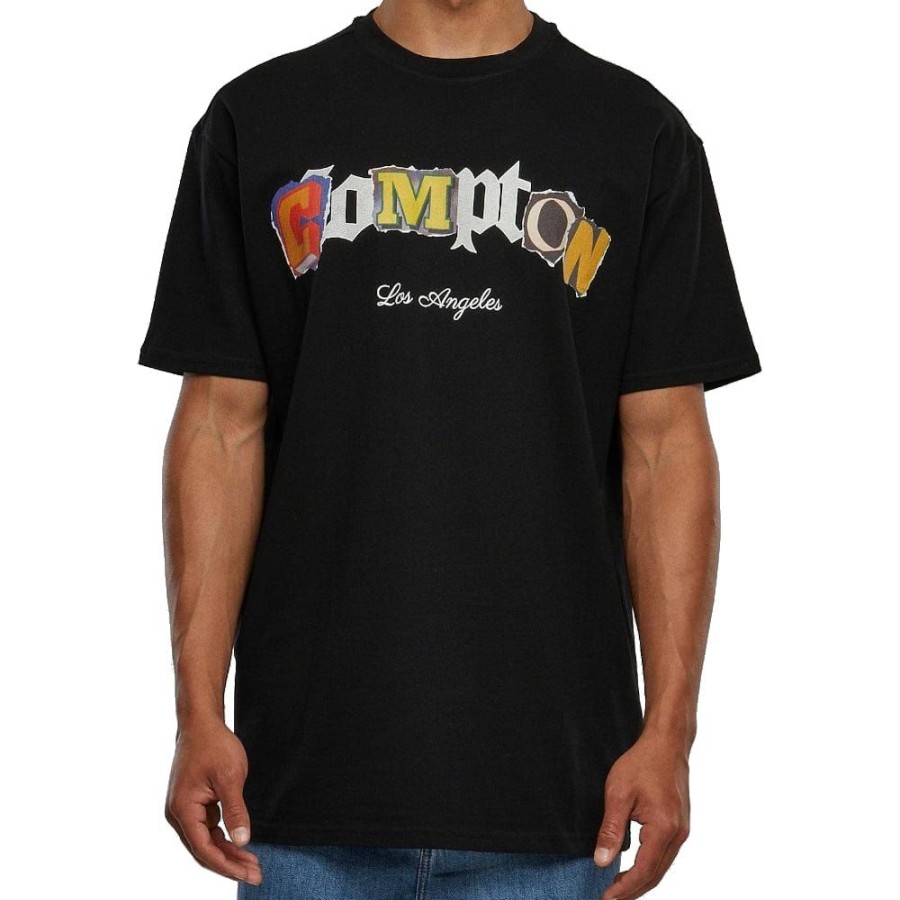 Men Mister Tee Tees | Mister Tee Compton L.A. Oversize Tee - Black