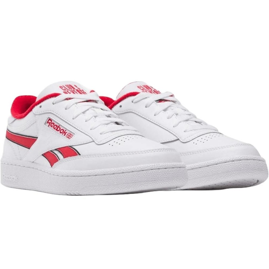 Men Reebok Reebok | Reebok Club C Revenge - White / Vector Red / Black