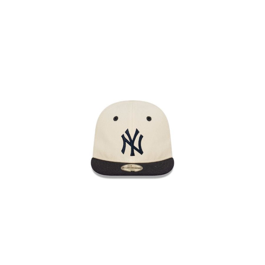 Kids New Era Headwear | New Era Infants My 1St 9Fifty Stretch Strapback New York Yankees - Chrome White / Navy