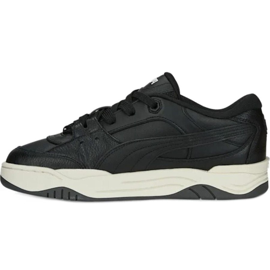 Men Puma Puma | Puma 180 Leather - Black / Ivory / Grey