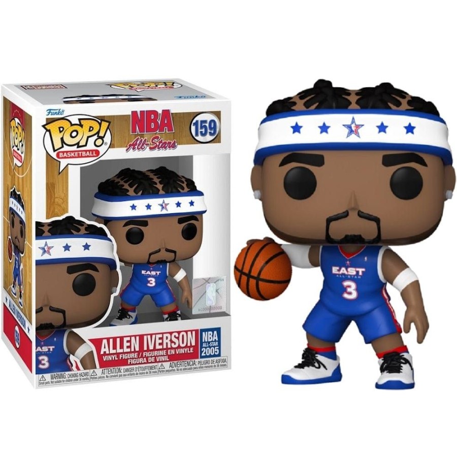 Men Funko Pop! Vinyl | Funko Nba Legends All Star 2005 Allen Iverson Pop! Vinyl #159