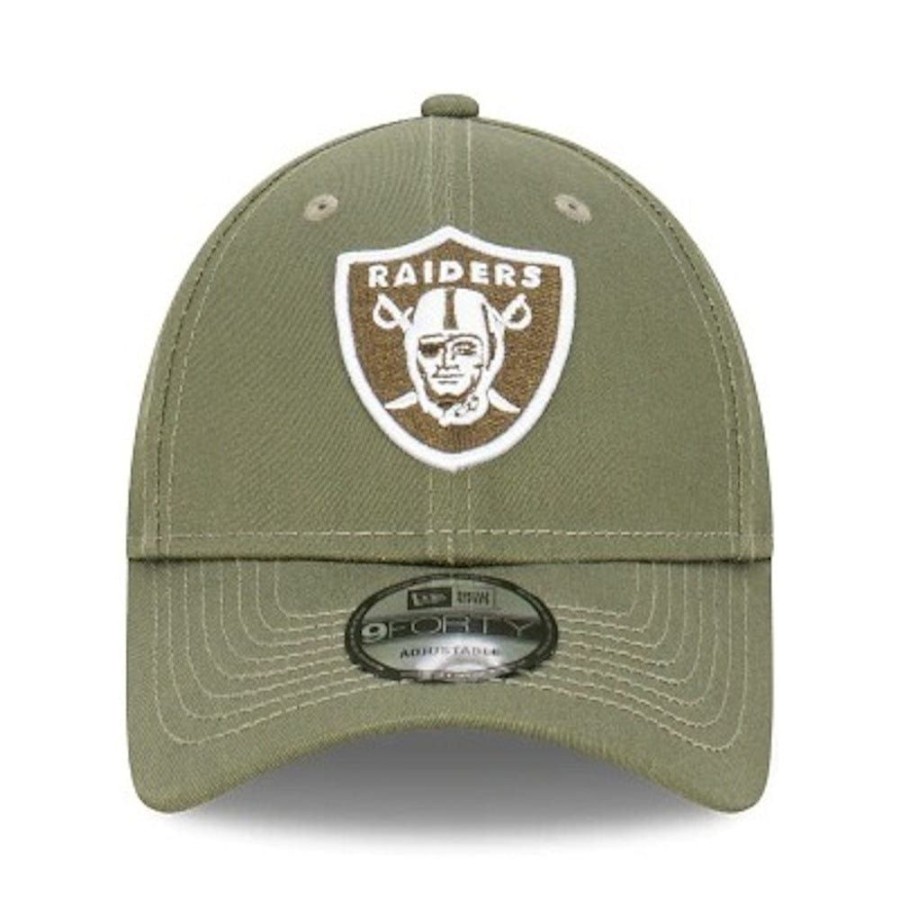 Men New Era Nfl Hats | New Era 9Forty Strapback Las Vegas Raiders - New Olive / White