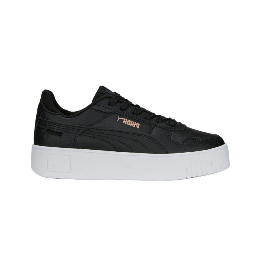 Women Puma Puma | Puma Womens Carina Street - Black / Rose Gold / White