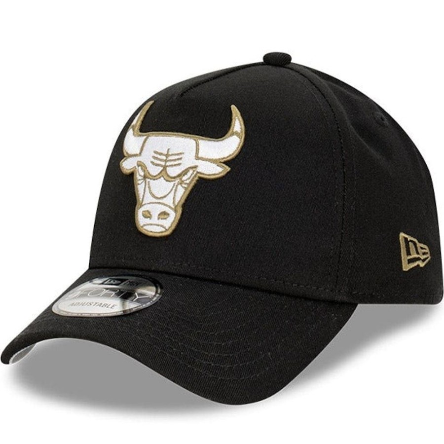 Men New Era Snapback | New Era 9Forty A-Frame Snapback Chicago Bulls - Black / Olive