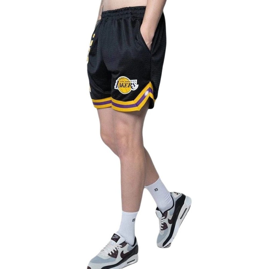 Men NBA Essentials Nba Clothing | Nba Essentials Washington Mesh Short Los Angeles Lakers - Black