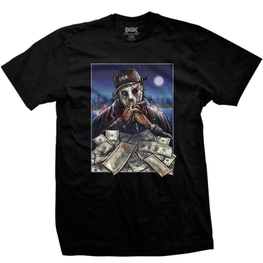 Men DGK Tees | Dgk Hood King Tee - Black