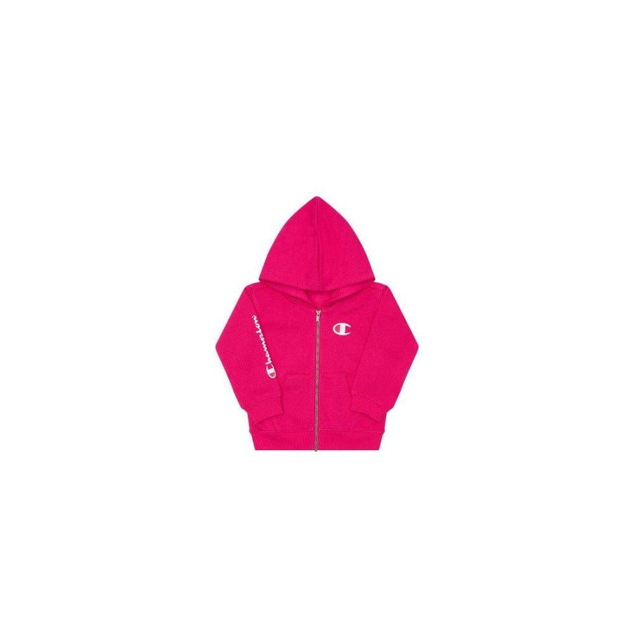 Kids Champion Kids | Champion Toddler Zip Hood - Disco Pink