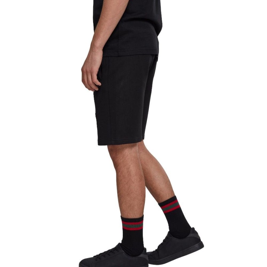 Men Urban Classics Shorts | Urban Classics Terry Shorts - Black