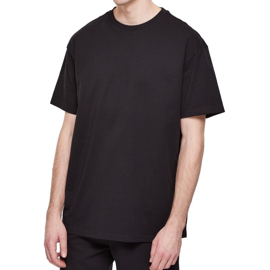 Men Urban Classics Tees | Urban Classics Heavy Weight Oversized Tee - Black