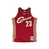 Kids Mitchell u0026 Ness Kids | Mitchell & Ness Youth Swingman Jersey Cleveland Cavaliers Lebron James 03/04 Road - Burgundy