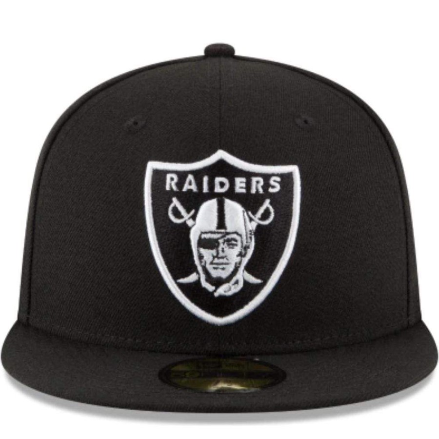 Men New Era Nfl Hats | New Era 59Fifty Fitted Cap Las Vegas Raiders - Black / White