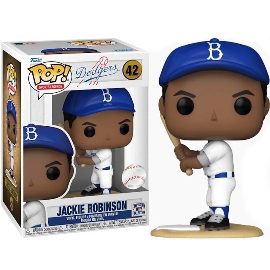 Men Funko Pop! Vinyl | Funko Mlb Legends Jackie Robinson Pop! Vinyl #42