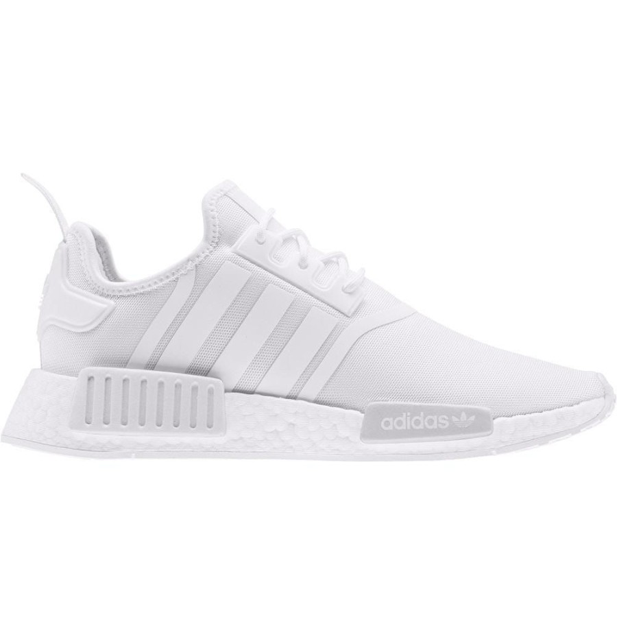 Men Adidas Adidas | Adidas Nmd_R1 Primeblue - White / White / White