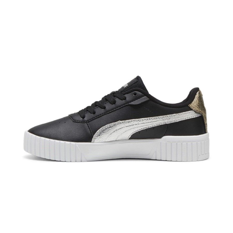 Women Puma Puma | Puma Womens Carina 2.0 Metallic Shine - Black / Silver