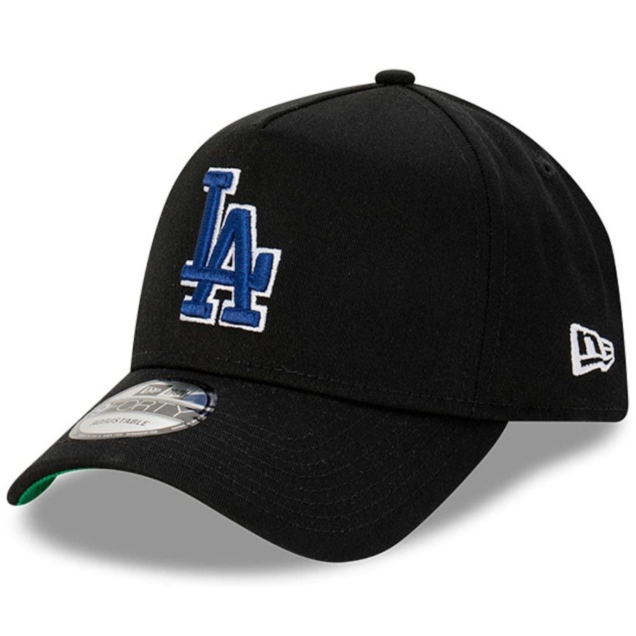 Men New Era Mlb Hats | New Era 9Forty A-Frame Snapback Los Angeles Dodgers Anniversary - Black / Blue