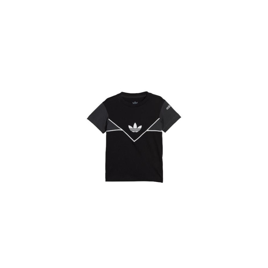 Kids Adidas Infants | Adidas Infants Short Tee Set - Black