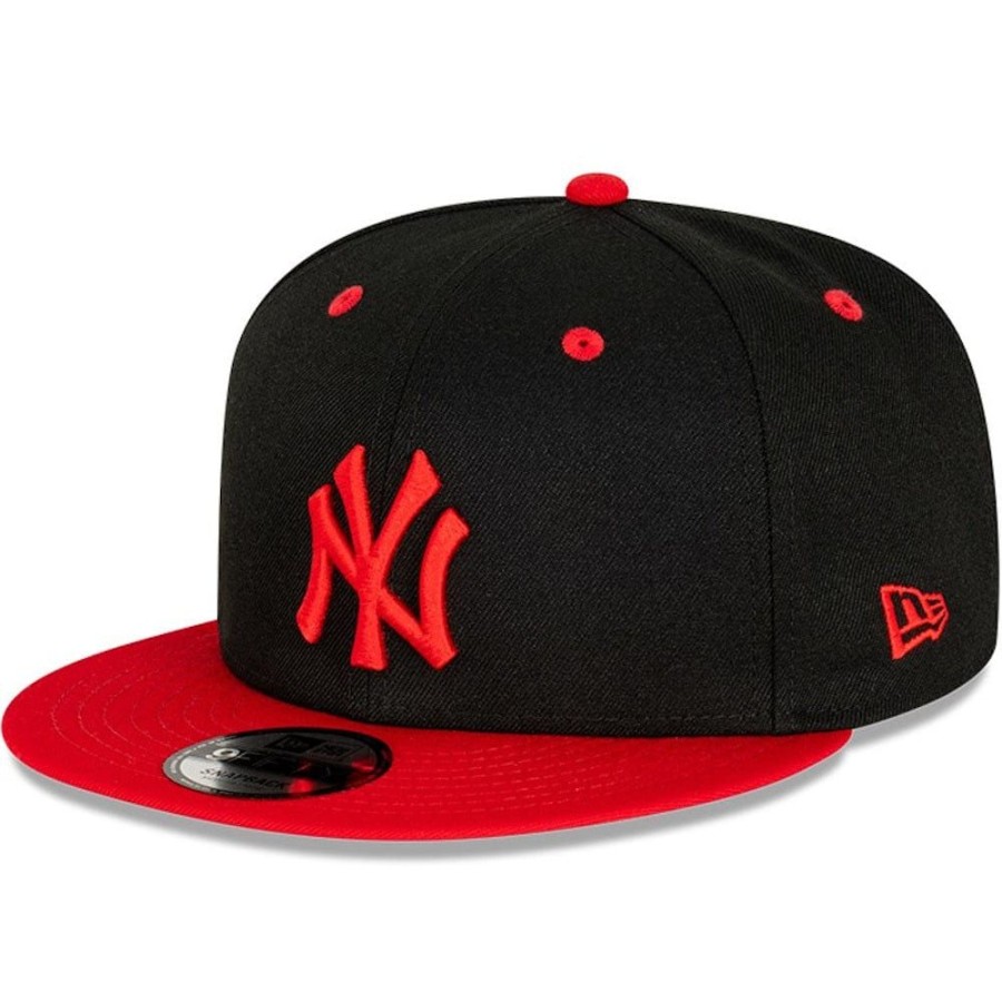 Men New Era Snapback | New Era 9Fifty Snapback New York Yankees - Black / Scarlet