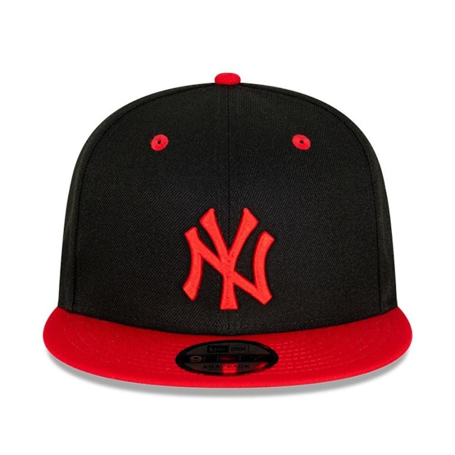 Men New Era Snapback | New Era 9Fifty Snapback New York Yankees - Black / Scarlet