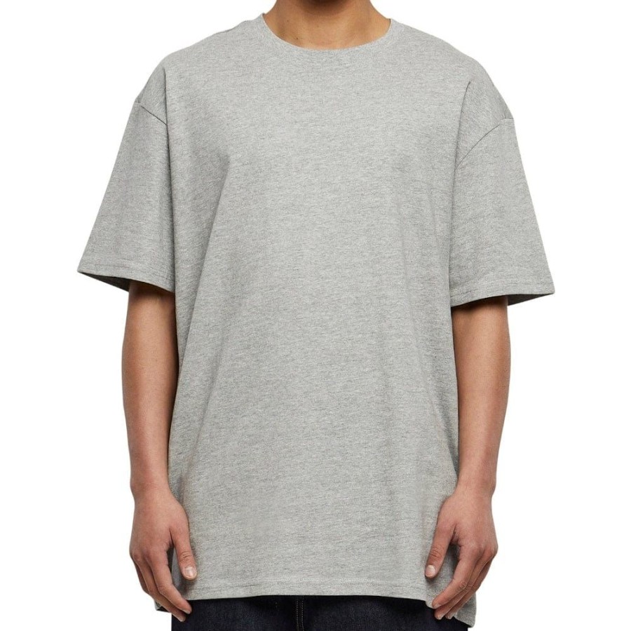 Men Urban Classics Plus Size | Urban Classics Heavy Weight Oversized Tee - Grey