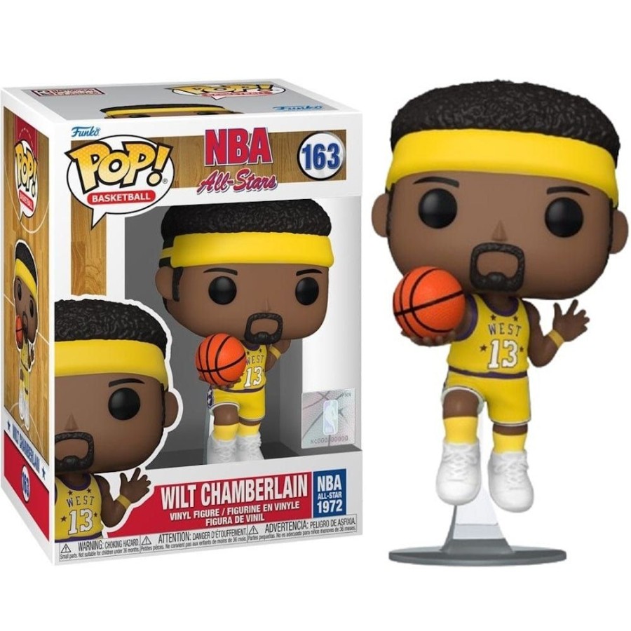 Men Funko Pop! Vinyl | Funko Nba Legends All Star 1973 Wilt Chamberlain Pop! Vinyl #163