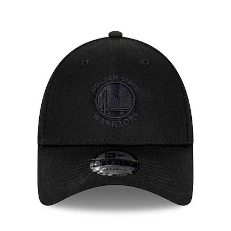 Men New Era Strapback | New Era 9Forty Strapback Golden State Warriors - Black / Black