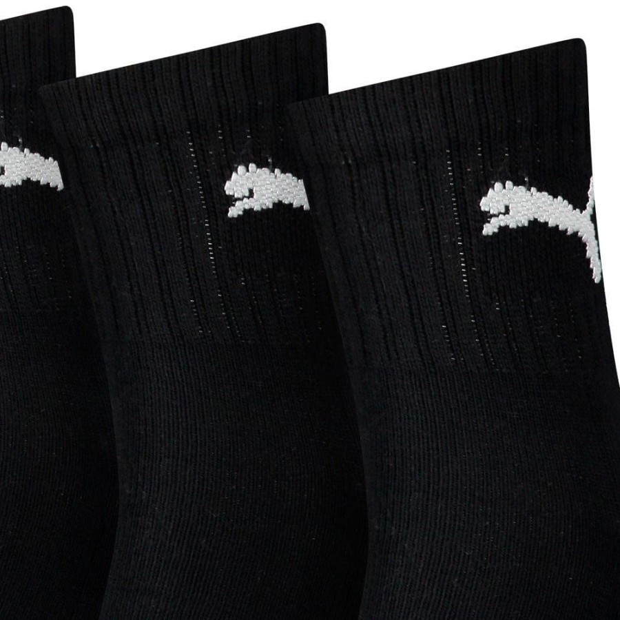 Men Puma Socks | Puma Short Crew Sock 3 Pack - Black